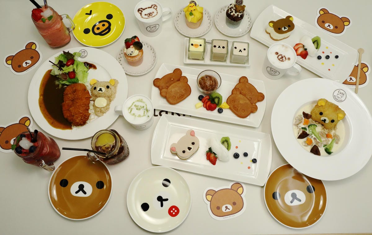 【食║台北】Rilakkuma Café拉拉熊主題餐廳～可愛爆表！幸福療癒的拉拉熊伴你左右！打上千通電話也一定要吃它！（歡迎分享，文末留言抽拉拉熊杯墊Rilakkuma Café限定版本）