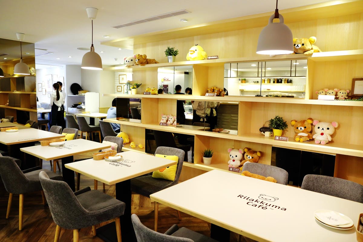 【食║台北】Rilakkuma Café拉拉熊主題餐廳～可愛爆表！幸福療癒的拉拉熊伴你左右！打上千通電話也一定要吃它！（歡迎分享，文末留言抽拉拉熊杯墊Rilakkuma Café限定版本）