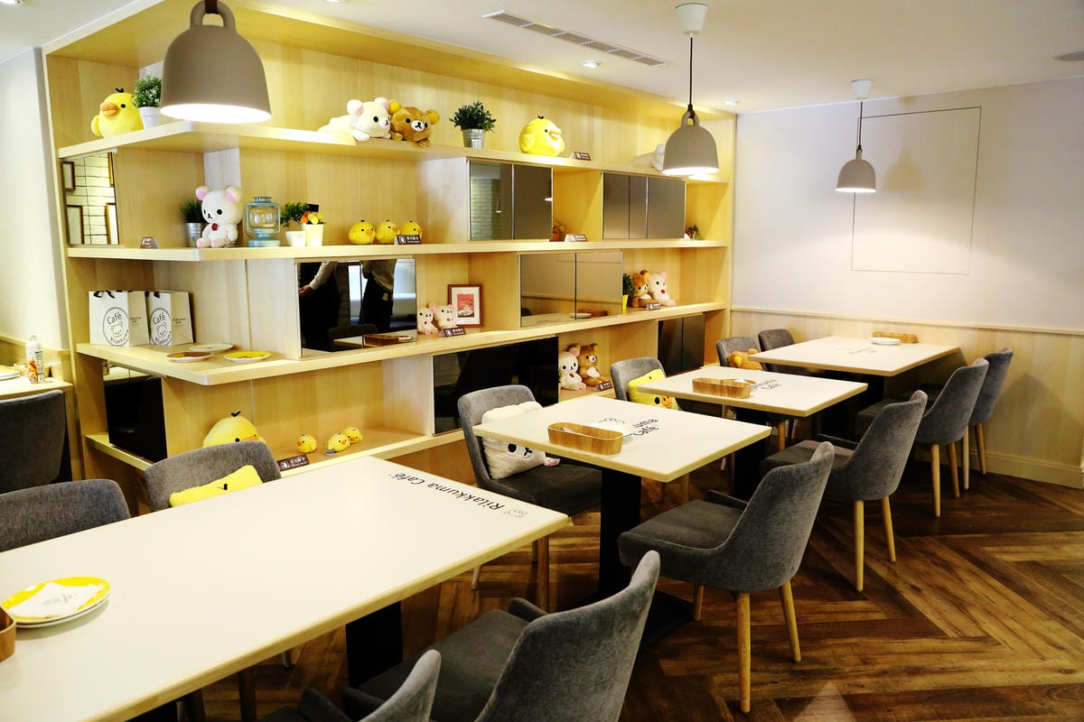 【食║台北】Rilakkuma Café拉拉熊主題餐廳～可愛爆表！幸福療癒的拉拉熊伴你左右！打上千通電話也一定要吃它！（歡迎分享，文末留言抽拉拉熊杯墊Rilakkuma Café限定版本）
