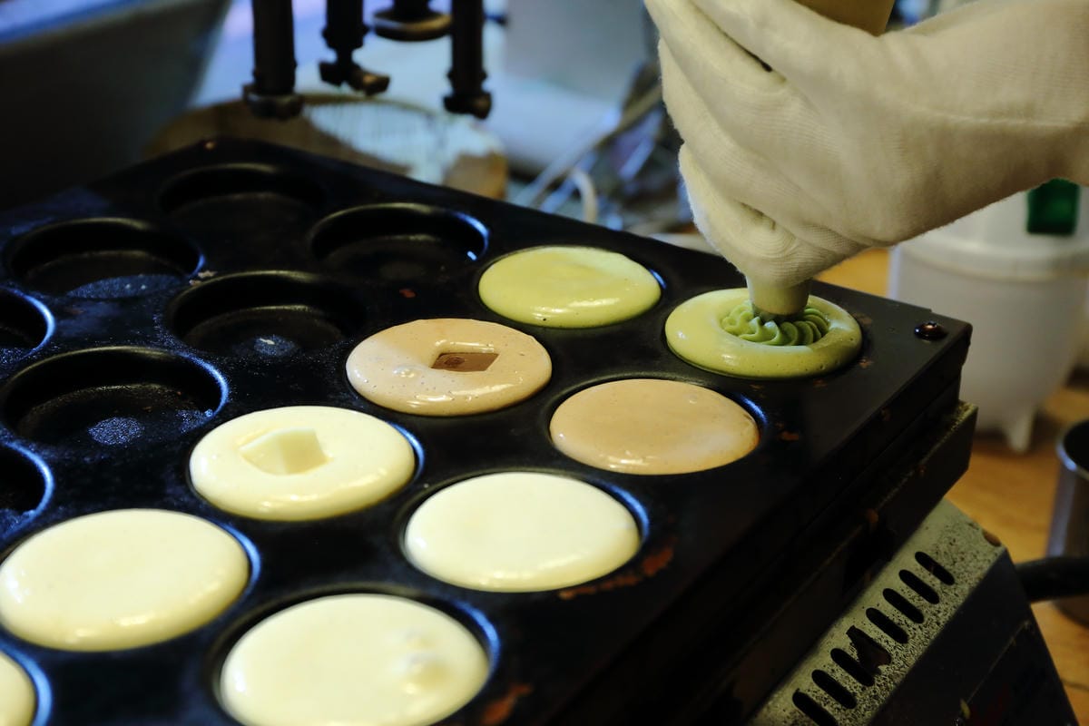 【食║永和】源本屋-日式車輪餅專賣店～小巷子隱藏版銅板美食。爆漿車輪餅永和人下午愛吃的小點心！