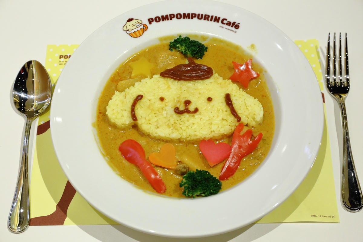【食║台北】布丁狗餐廳 POMPOMPURIN Cafe。台灣一號店～日本超卡哇依卡通主題餐廳開幕，布丁狗陪你吃下午茶(已歇業)