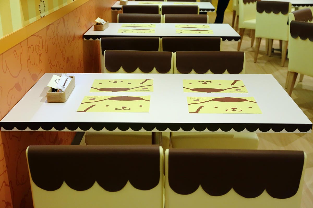 【食║台北】布丁狗餐廳 POMPOMPURIN Cafe。台灣一號店～日本超卡哇依卡通主題餐廳開幕，布丁狗陪你吃下午茶(已歇業)