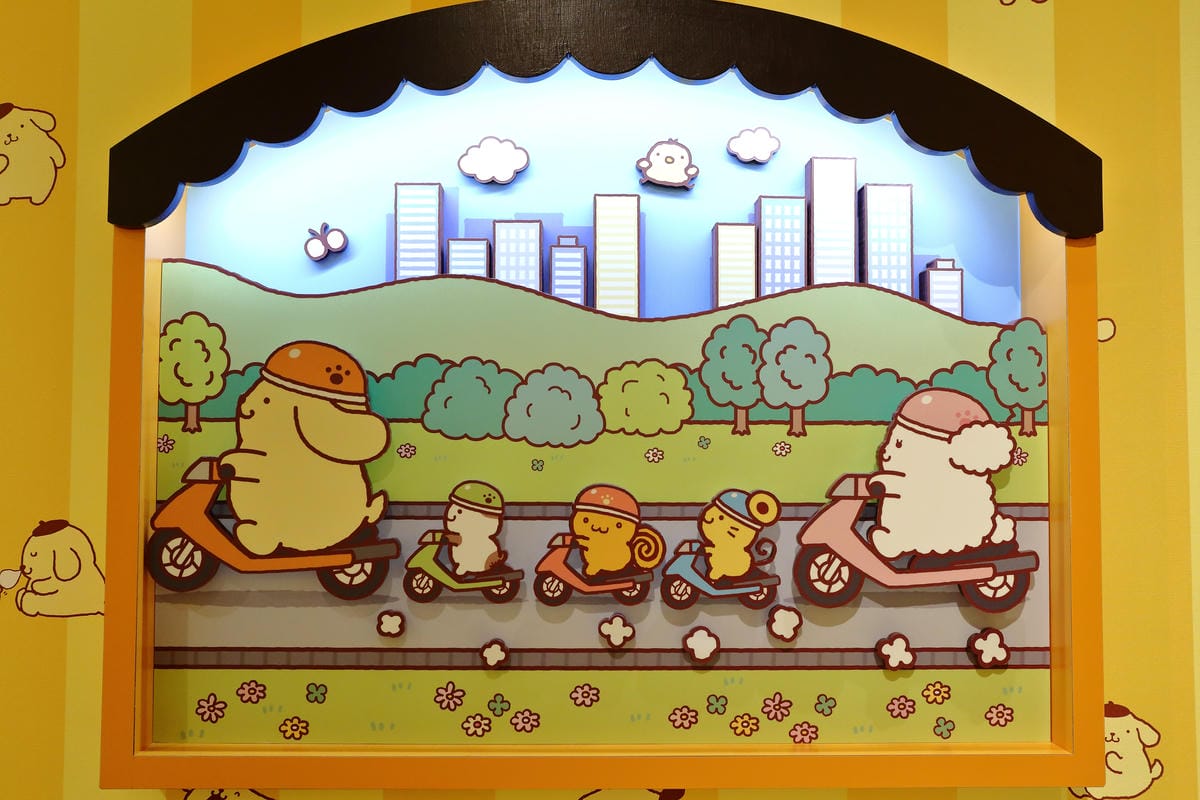 【食║台北】布丁狗餐廳 POMPOMPURIN Cafe。台灣一號店～日本超卡哇依卡通主題餐廳開幕，布丁狗陪你吃下午茶(已歇業)