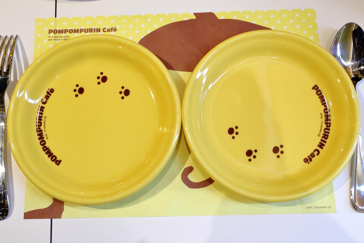 【食║台北】布丁狗餐廳 POMPOMPURIN Cafe。台灣一號店～日本超卡哇依卡通主題餐廳開幕，布丁狗陪你吃下午茶(已歇業)