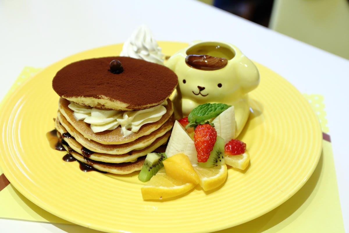 【食║台北】布丁狗餐廳 POMPOMPURIN Cafe。台灣一號店～日本超卡哇依卡通主題餐廳開幕，布丁狗陪你吃下午茶(已歇業)