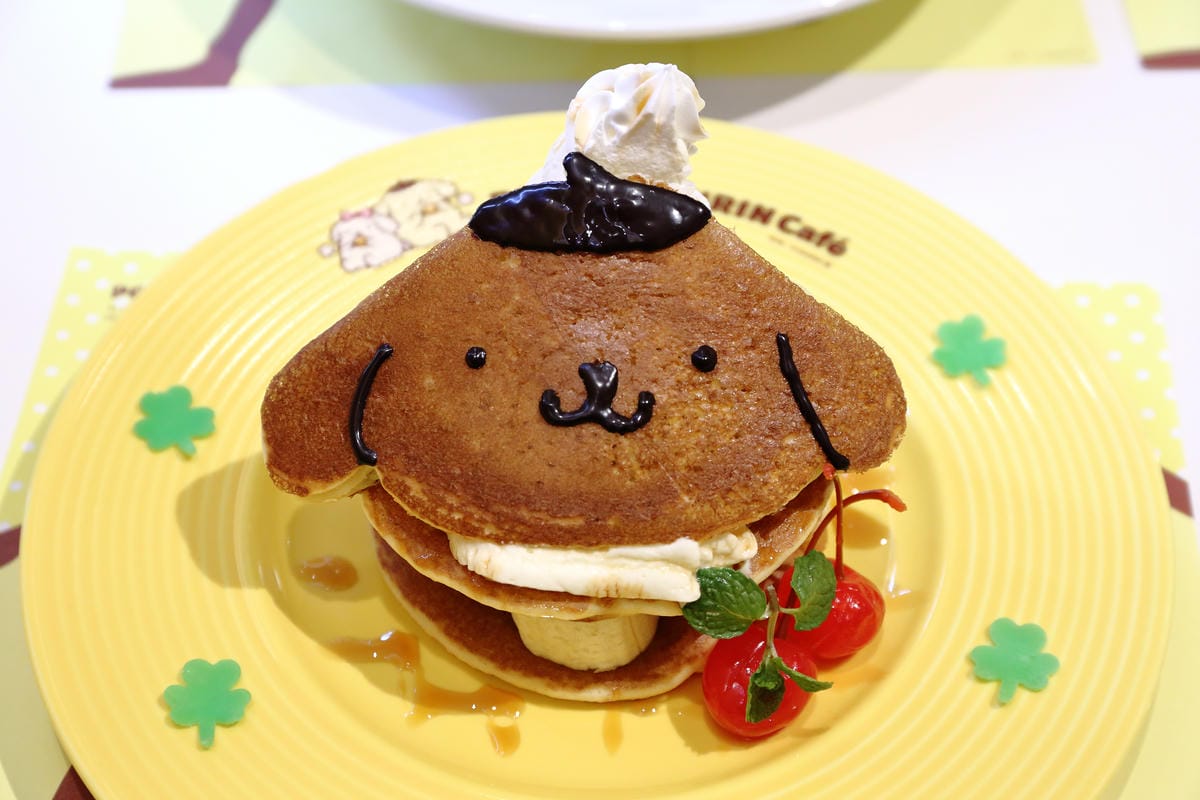 【食║台北】布丁狗餐廳 POMPOMPURIN Cafe。台灣一號店～日本超卡哇依卡通主題餐廳開幕，布丁狗陪你吃下午茶(已歇業)