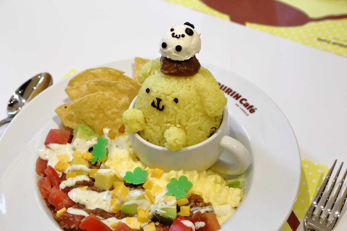 【食║台北】布丁狗餐廳 POMPOMPURIN Cafe。台灣一號店～日本超卡哇依卡通主題餐廳開幕，布丁狗陪你吃下午茶(已歇業)