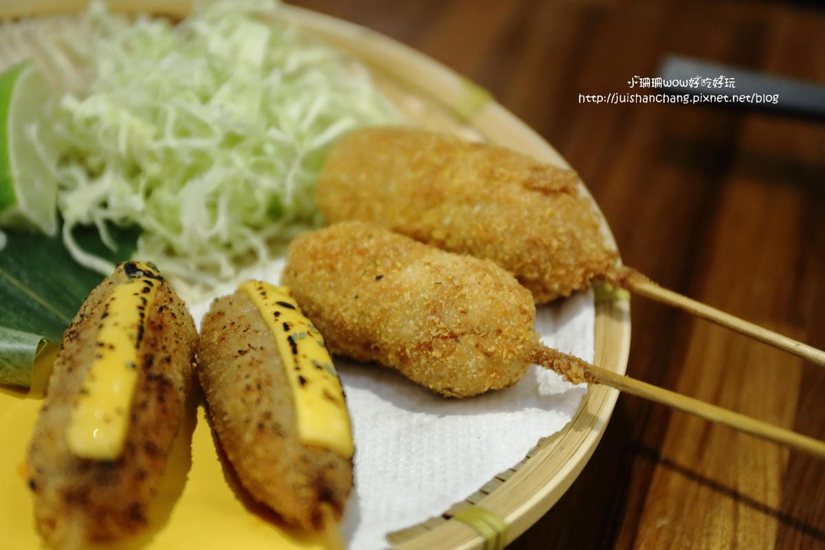 【食║板橋】極串揚酒場居酒屋～新埔捷運站美食。名古屋「串炸」來了！ 60年秘傳粉漿，獨家秘方調味，道地口味美味無比！