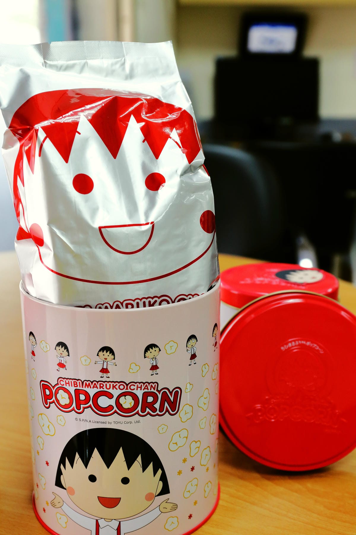 【食║台北】櫻桃小丸子爆米花專賣店～卡哇伊！全台第一間專賣店新開幕！多種口味選，12款爆米花桶任你收集！