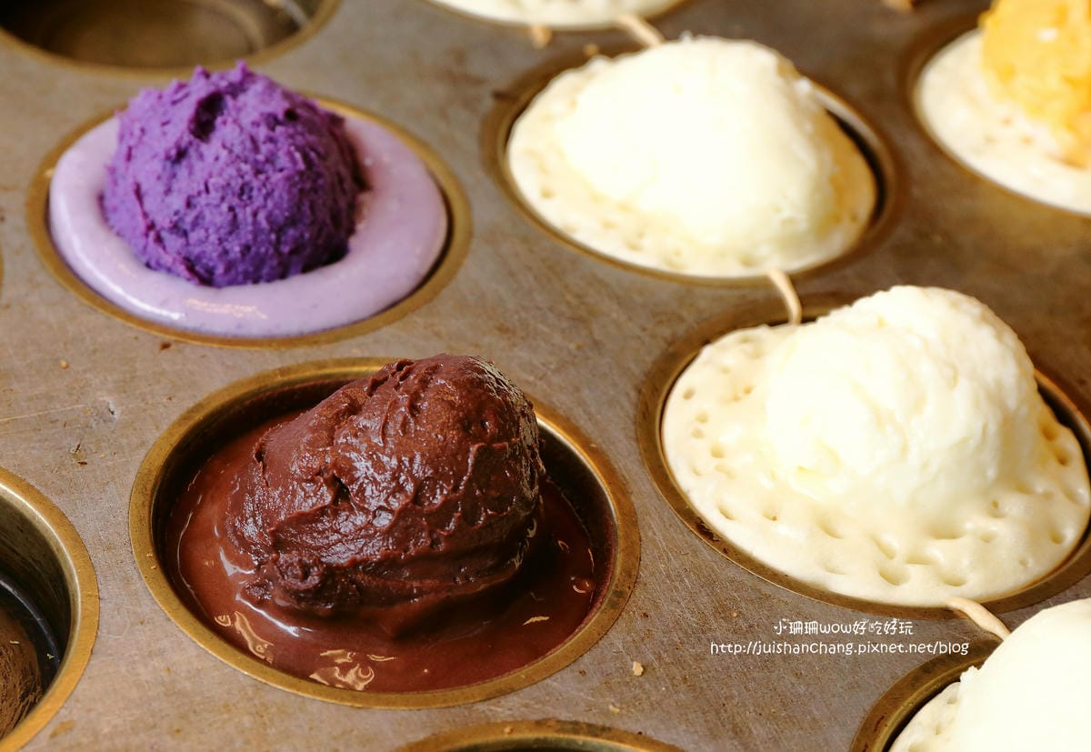 【食║龍潭】幸福列車車輪餅～超人氣銅板美食，多口味創意紅豆餅，你吃過幾種？
