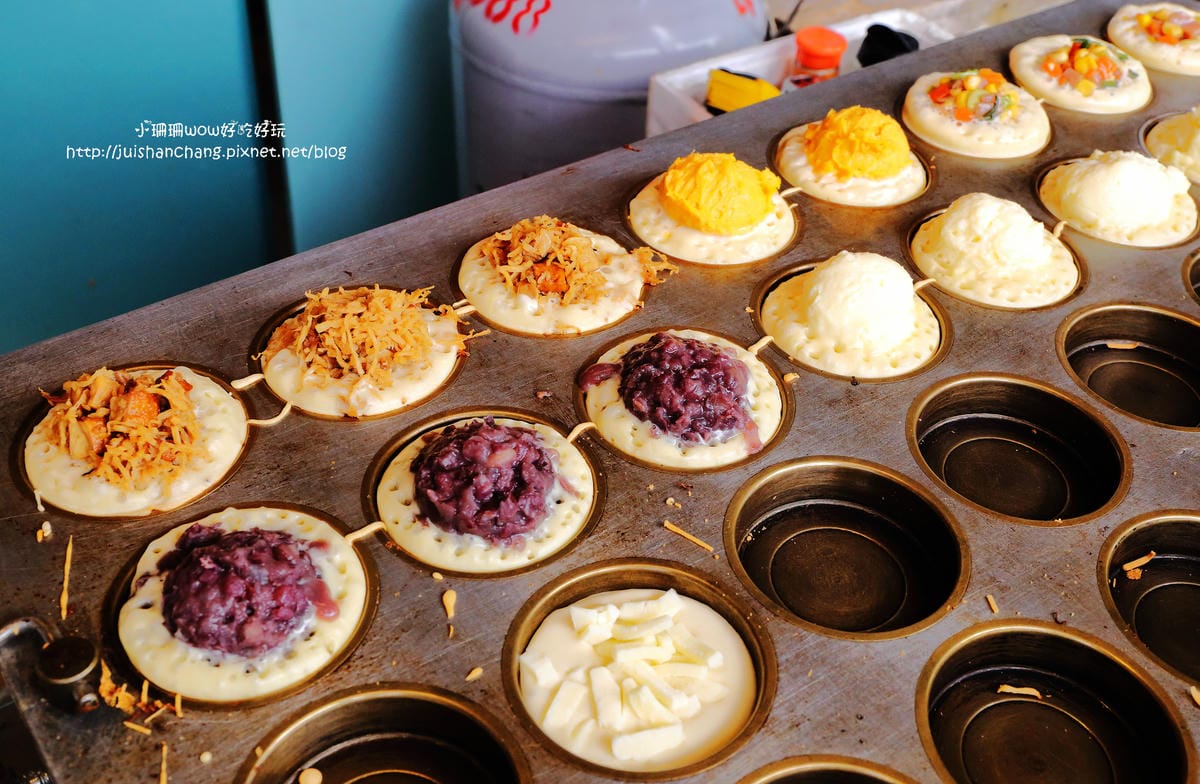 【食║龍潭】幸福列車車輪餅～超人氣銅板美食，多口味創意紅豆餅，你吃過幾種？