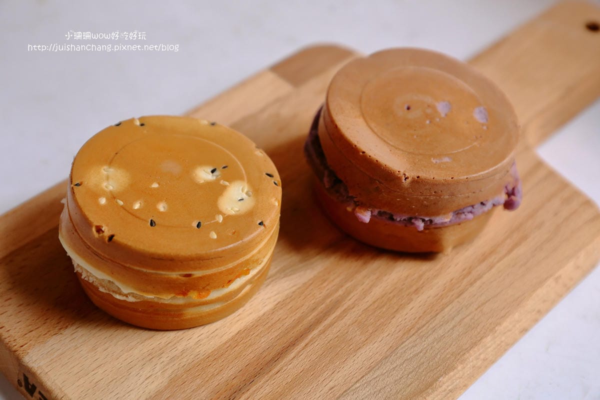 【食║龍潭】幸福列車車輪餅～超人氣銅板美食，多口味創意紅豆餅，你吃過幾種？