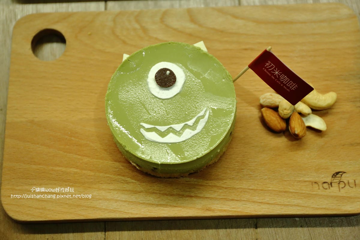 【食║台北】初米咖啡～龍貓變成乳酪蛋糕啦！讓人忍不住咬下去的超萌甜點！