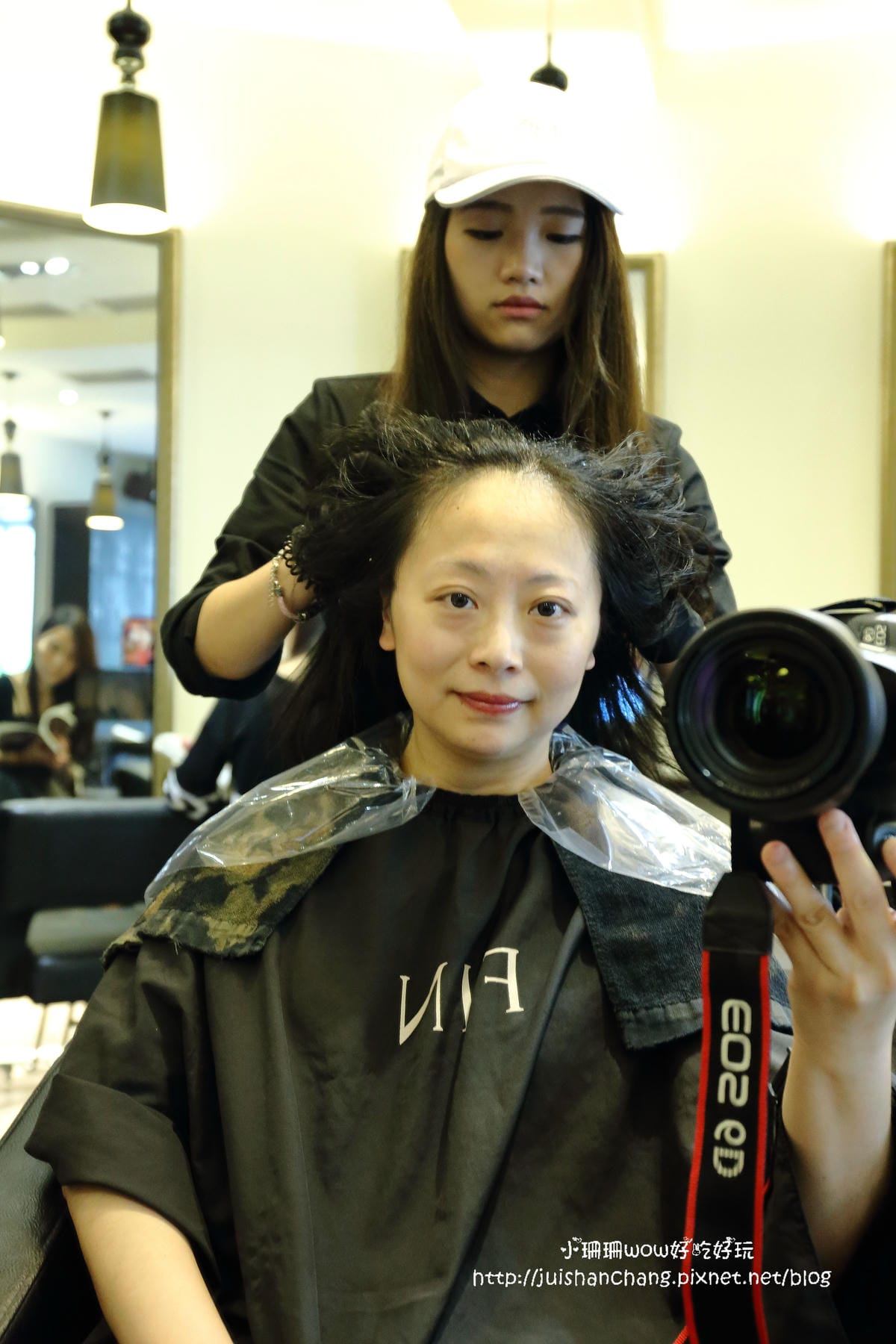 【髮||台北】FIN髮廊～中山髮型沙龍。打造夏季新髮色，蜜桃暖色系給我好氣色！