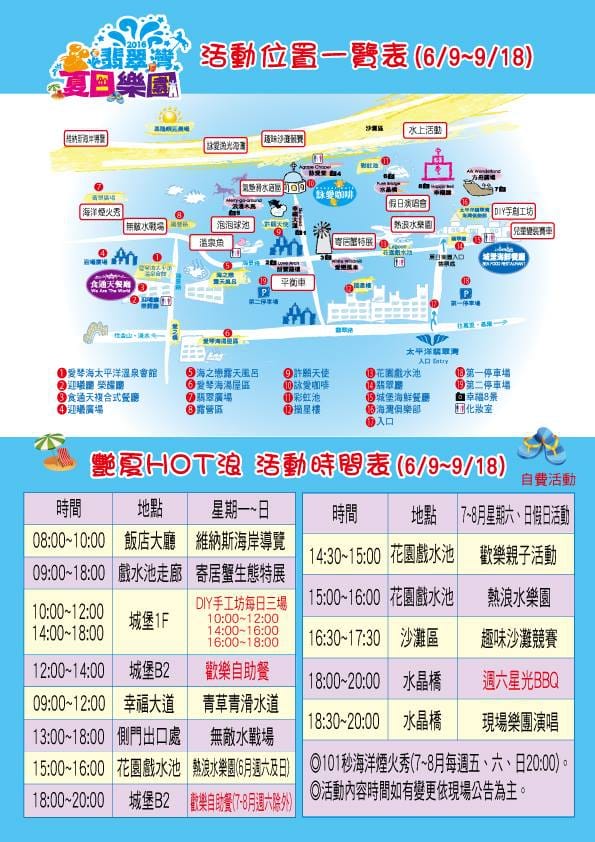 【遊||萬里】2016翡翠灣夏日樂園〜這麼熱不玩水是要幹嘛呢？北海岸玩水趣，清涼一夏！