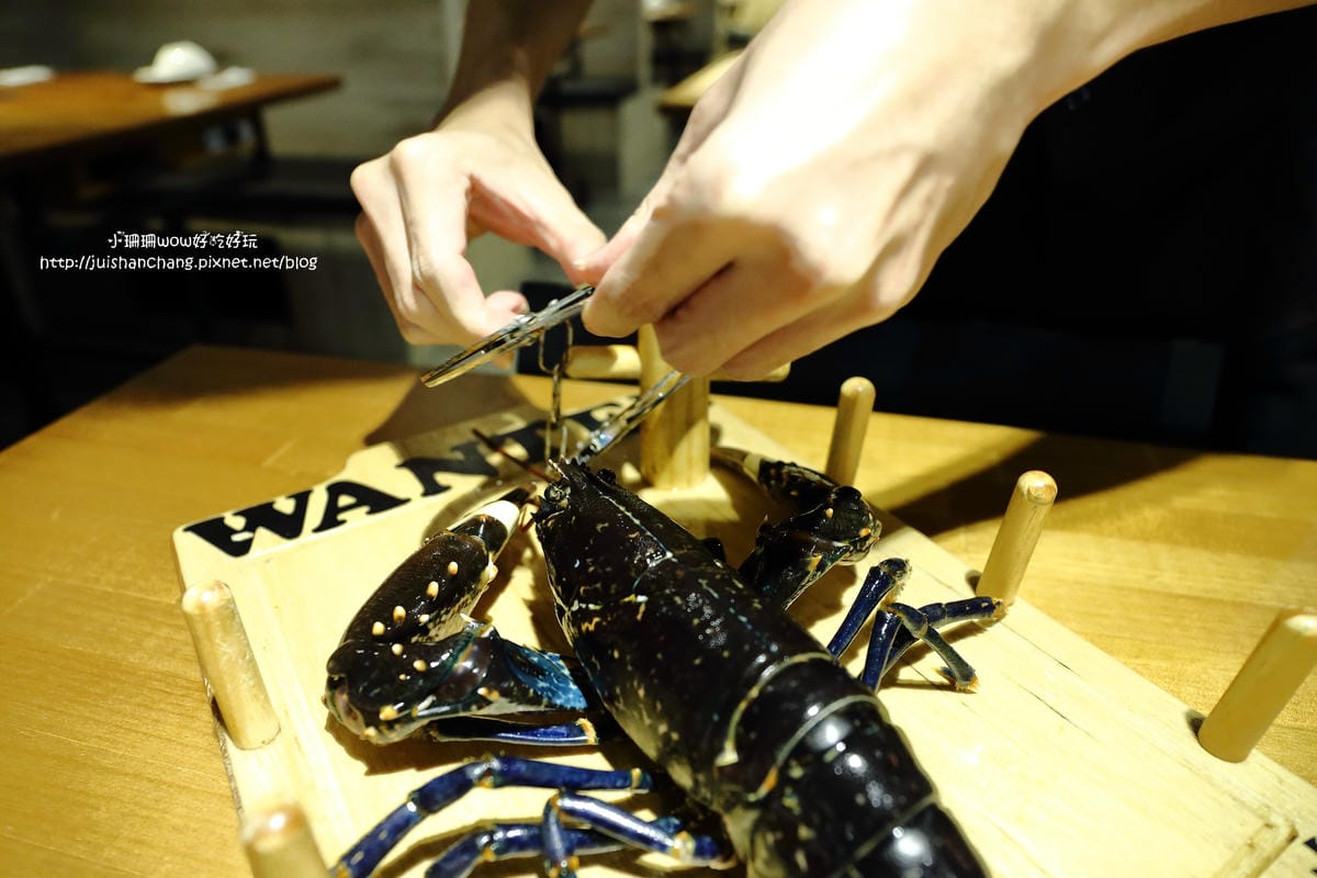 【食||台北】大釧鍋物〜懸賞5億貝里『藍波龍蝦』緝捕歸案？！主打活海鮮，新鮮看得見，頂級食材，高貴不貴的享受！