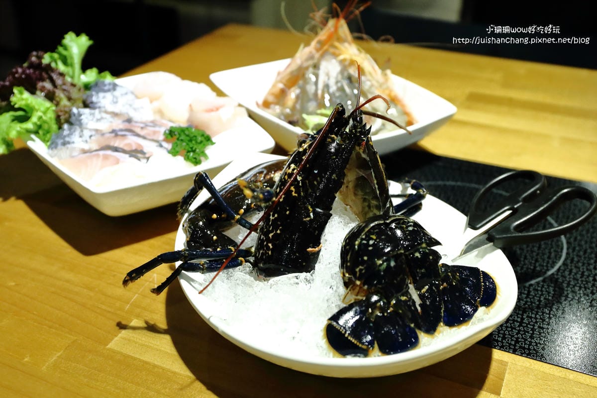 【食||台北】大釧鍋物〜懸賞5億貝里『藍波龍蝦』緝捕歸案？！主打活海鮮，新鮮看得見，頂級食材，高貴不貴的享受！