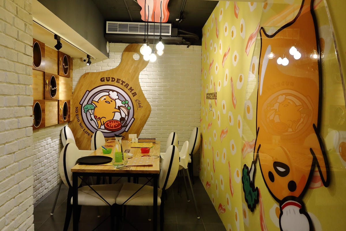 【食。台北】Gudetama Chef-蛋黃哥五星主廚餐廳～各位觀眾！眾所矚目的蛋黃哥主題餐廳來台北啦！（試營運搶先看，附完整菜單）