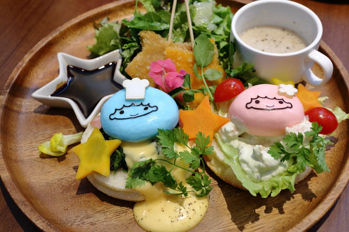 【食。大阪】Kiki & Lala Café咖啡廳夢幻登場～讓人為之瘋狂的Kiki Lala，雙子星陪妳用餐，完全少女心的尖叫啊！