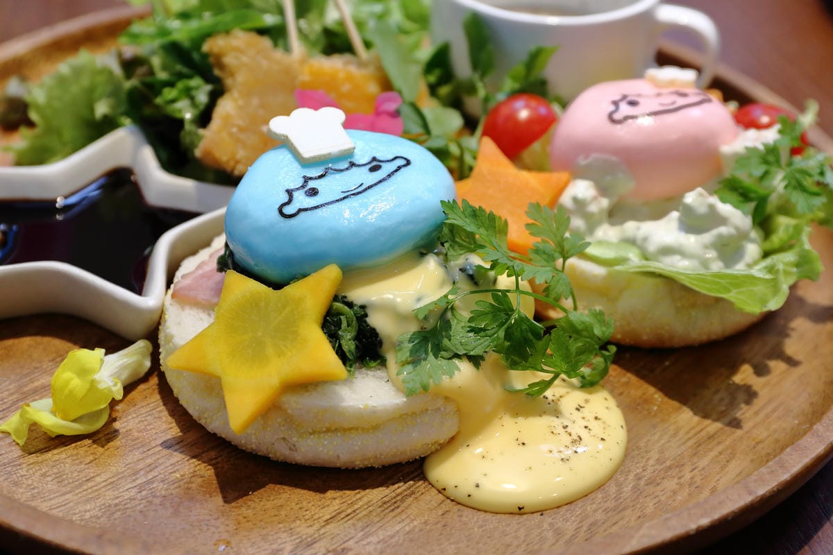 【食。大阪】Kiki & Lala Café咖啡廳夢幻登場～讓人為之瘋狂的Kiki Lala，雙子星陪妳用餐，完全少女心的尖叫啊！