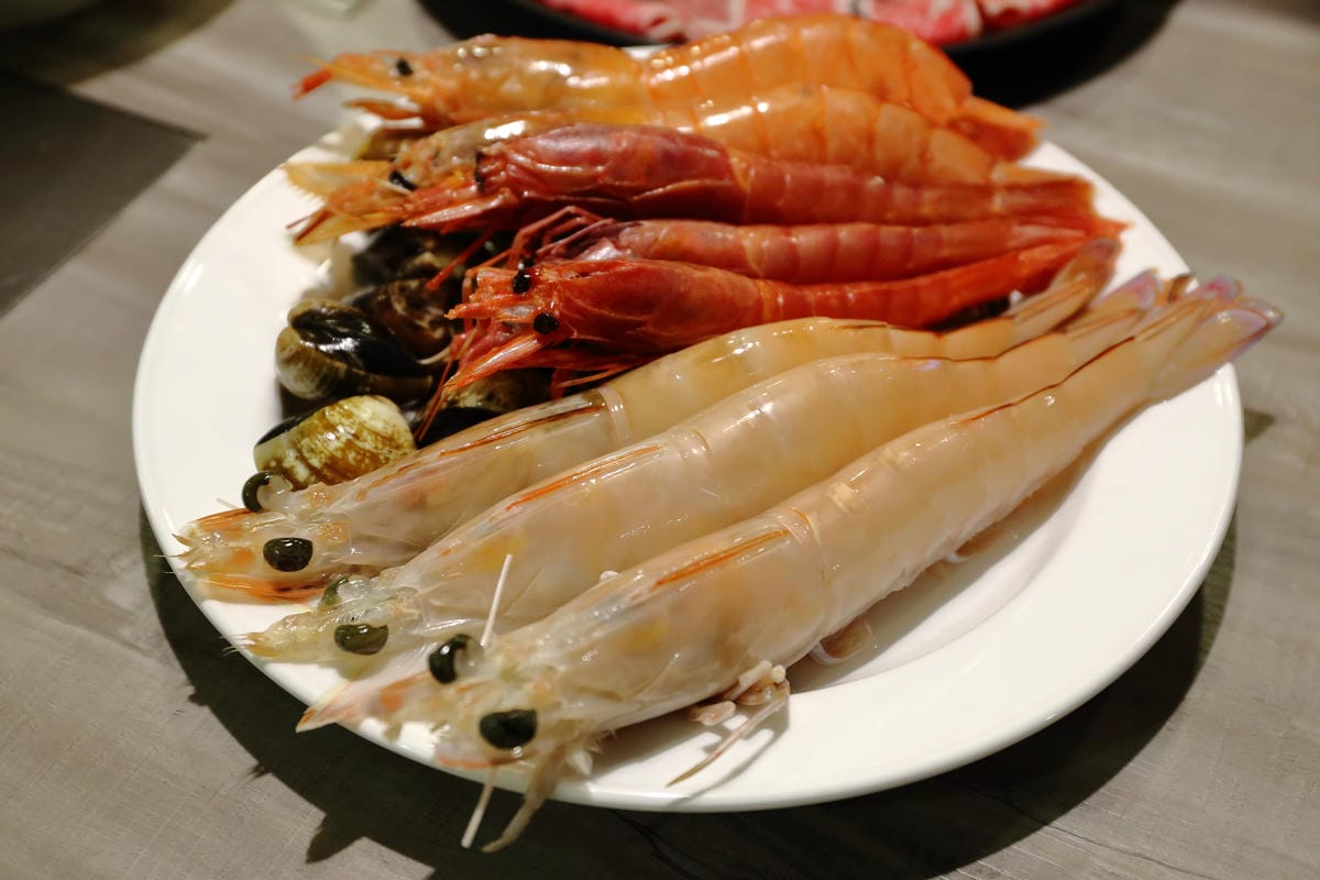 【食。台北】三冰九鍋～食尚玩家大胃王挑戰/台北松山火鍋推薦/比手臂還要粗的國王蝦(已歇業)