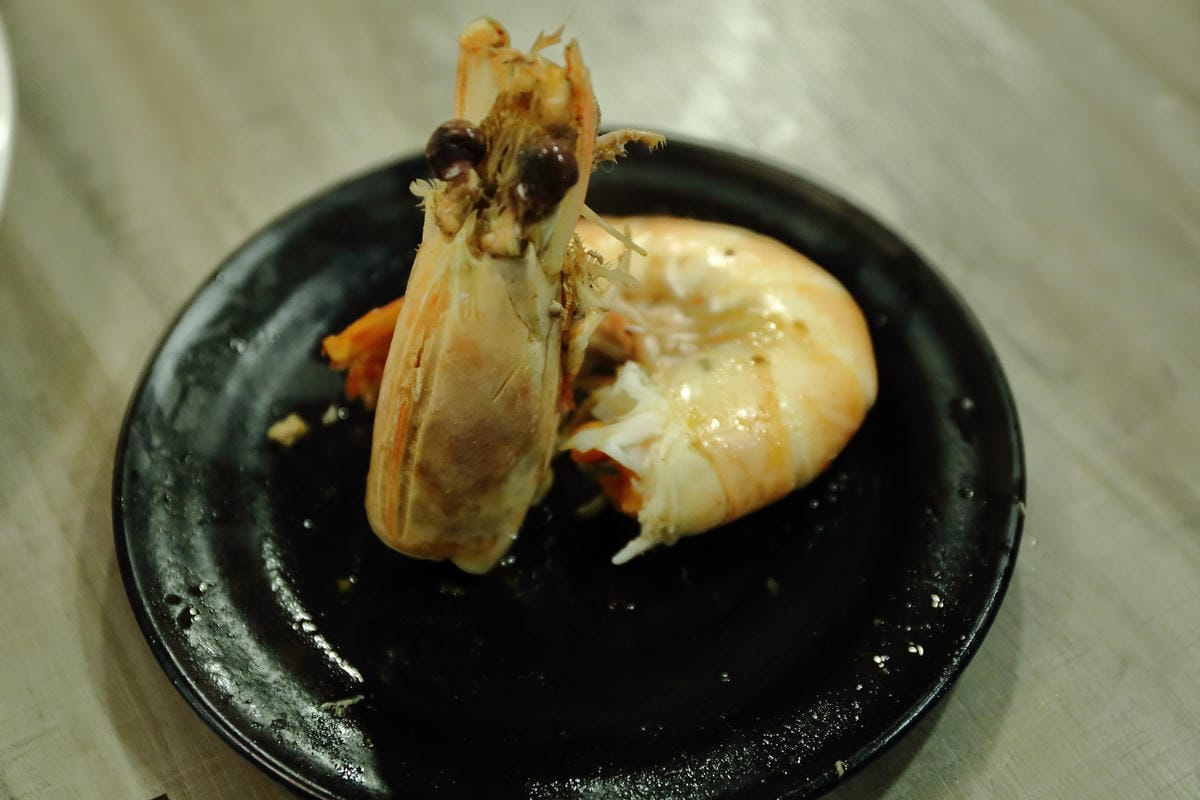 【食。台北】三冰九鍋～食尚玩家大胃王挑戰/台北松山火鍋推薦/比手臂還要粗的國王蝦(已歇業)