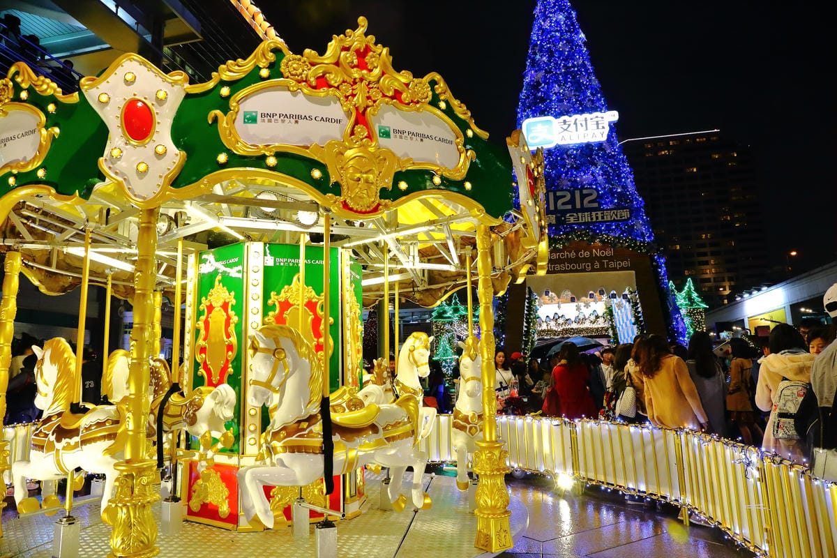 【遊。台北】2016台北。繽紛耶誕季～台北超夢幻浪漫聖誕樹大集合！法國道地耶誕市集原汁原味搬來台北101，今年的聖誕節很不一樣(文末抽獎)