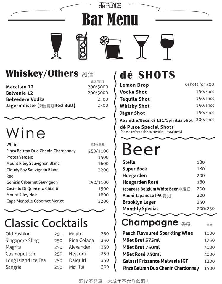 【食。台北】dé PLACE cafe & bistro～下班去哪兒？美食．餐酒．咖啡廳，東區餐酒館，小酌微醺好去處