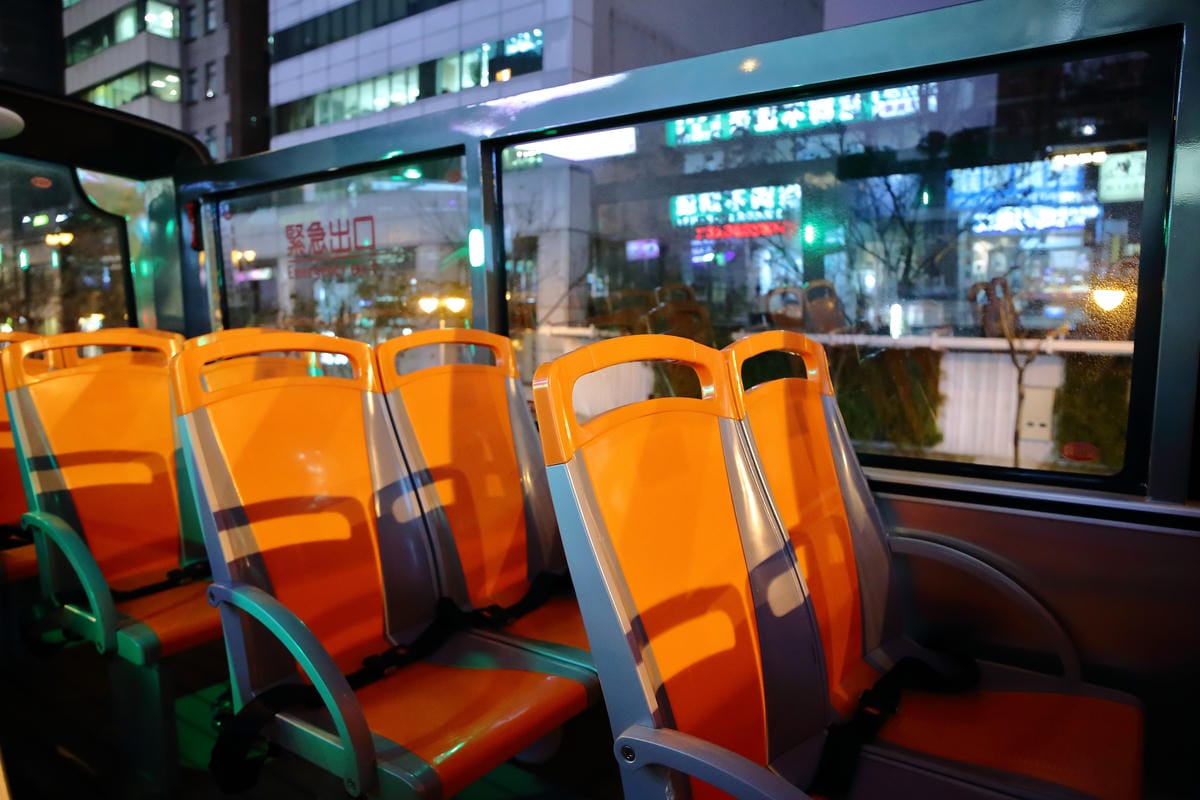 【遊。台北】台北雙層觀光巴士正式啟航～露天雙層巴士帶你遨遊台北市，你看過這樣的夜景嗎？（怎麼搭看這裡）　