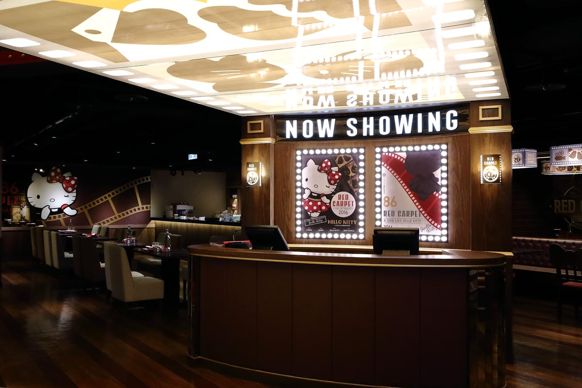 【食。林口】Hello Kitty Red Carpet美式餐廳～全台首間！好萊塢新話題Hello Kitty搖滾登場，百變造型，另類Kitty瘋潮即將席捲全台（1/28試營運搶先看，文末贈獨家KITTY禮物）　