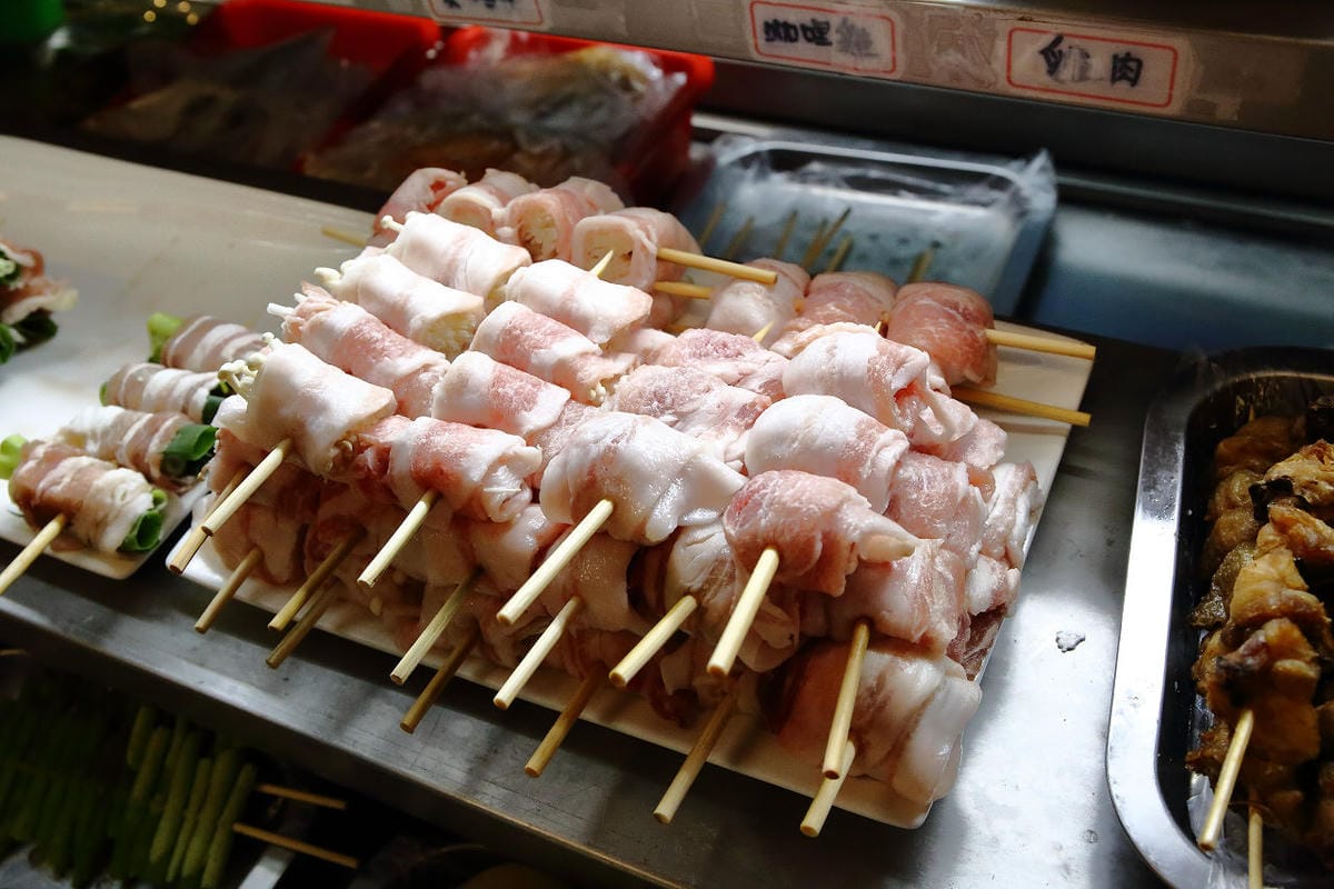 【食。中壢】考烤靠串燒吧～中原商圈新開幕。小資族和學生最愛超平價串燒，獨創口味，高CP銅板美食！(已歇業)