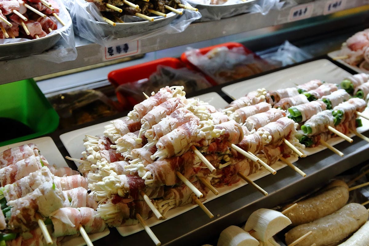 【食。中壢】考烤靠串燒吧～中原商圈新開幕。小資族和學生最愛超平價串燒，獨創口味，高CP銅板美食！(已歇業)