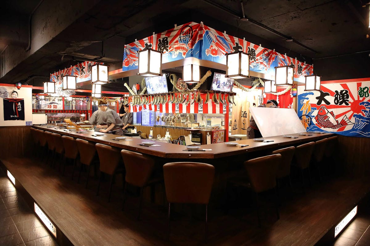 【食。台北】庄屋海鮮居酒屋（一夜干專賣）～林森北商圈。全台第一家以一夜干為主的居酒屋，彷彿置身於日本居酒屋的道地氛圍