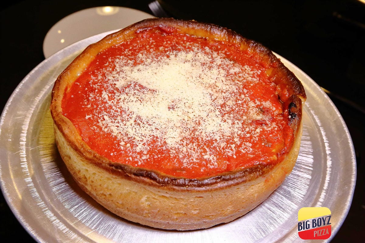 【食。台北】Big Boyz Pizza～老外超愛！全台唯一美國ISP認證主廚，大爆料的深盤披薩，起司控絕對不能錯過的經典披薩！