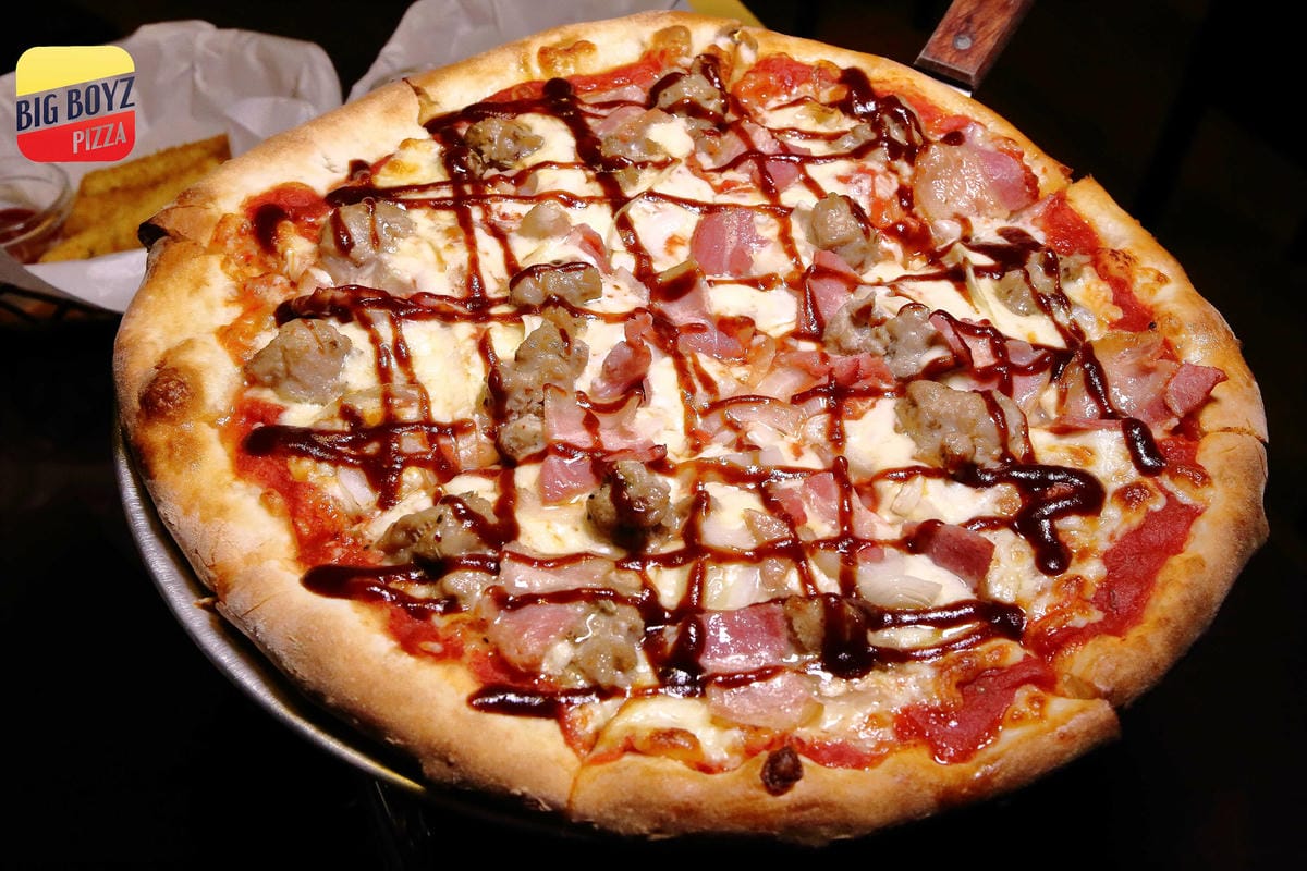 【食。台北】Big Boyz Pizza～老外超愛！全台唯一美國ISP認證主廚，大爆料的深盤披薩，起司控絕對不能錯過的經典披薩！