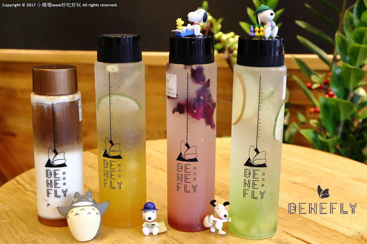 【食。士林】貝尼菲 Benefly～2017夏季必喝！士林也是IG打卡景點，絕美夢幻漸層飲，每一款都想喝。。。