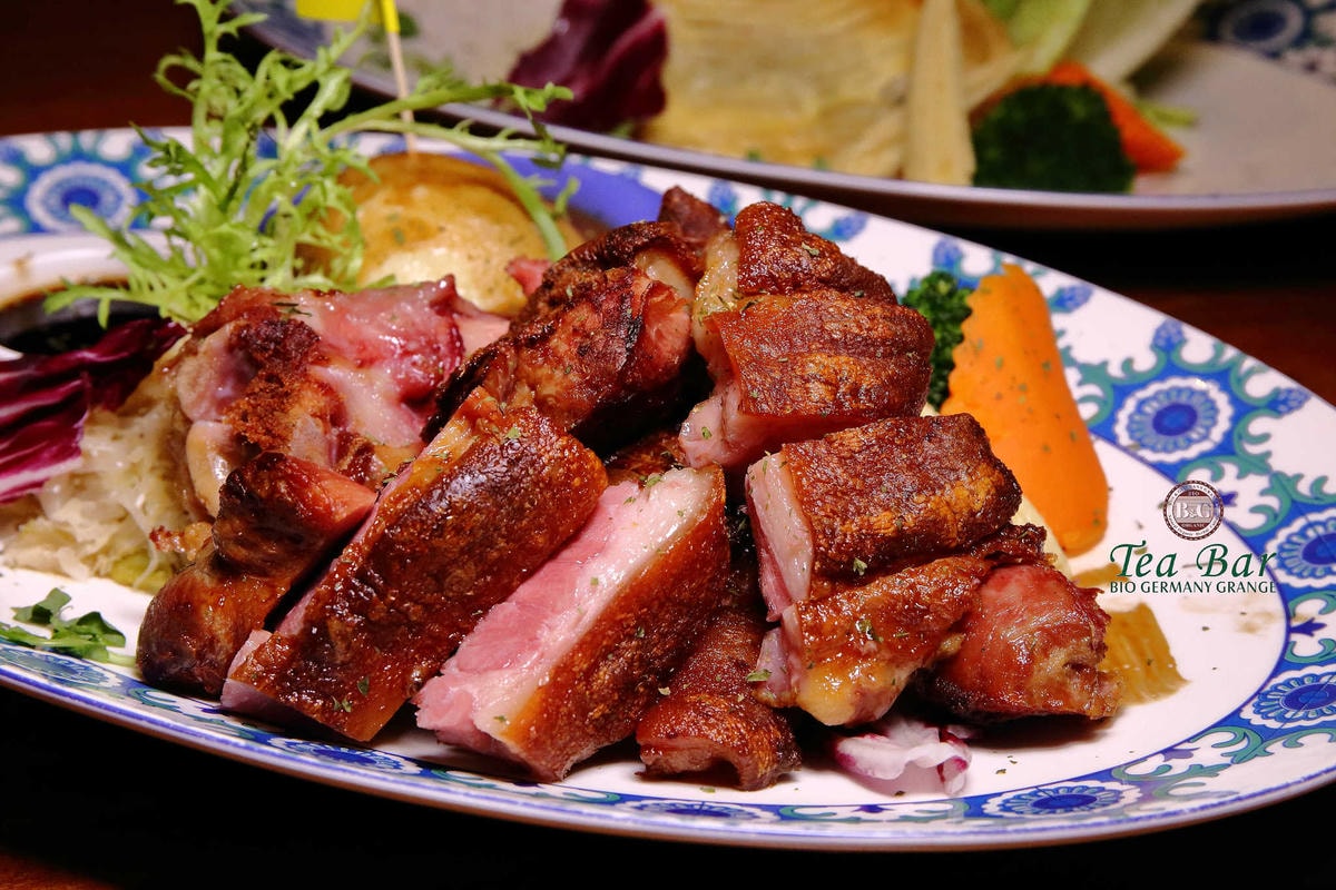 【食。台北】B&G德國農莊德式精品餐廳信義區美食。Bellavita精品餐廳推出全新餐點,無咖啡因的天然有機草本茶,喝茶聊天吃美食的好所在