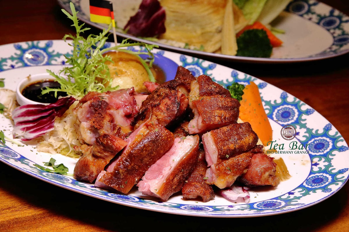 【食。台北】B&G德國農莊德式精品餐廳信義區美食。Bellavita精品餐廳推出全新餐點,無咖啡因的天然有機草本茶,喝茶聊天吃美食的好所在