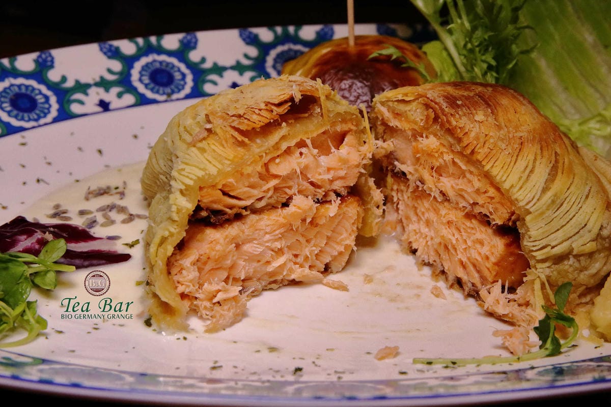 【食。台北】B&G德國農莊德式精品餐廳~信義區美食。Bellavita精品餐廳推出全新餐點，無咖啡因的天然有機草本茶，喝茶聊天吃美食的好所在