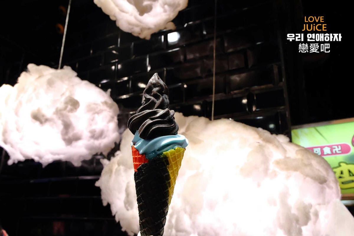 【食。中壢】戀愛吧 Lovejuice 漸層果汁～中原果汁。IG打卡新熱點！漸層果汁吉拿棒，在雲朵上吃冰，超粉嫩好拍！(已歇業)