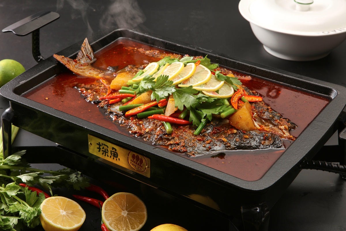 【食。台中】探魚〜在中國當地超夯的烤魚名店進駐台中啦!6/16香濃麻辣顛覆你對魚的想像!(已歇業)