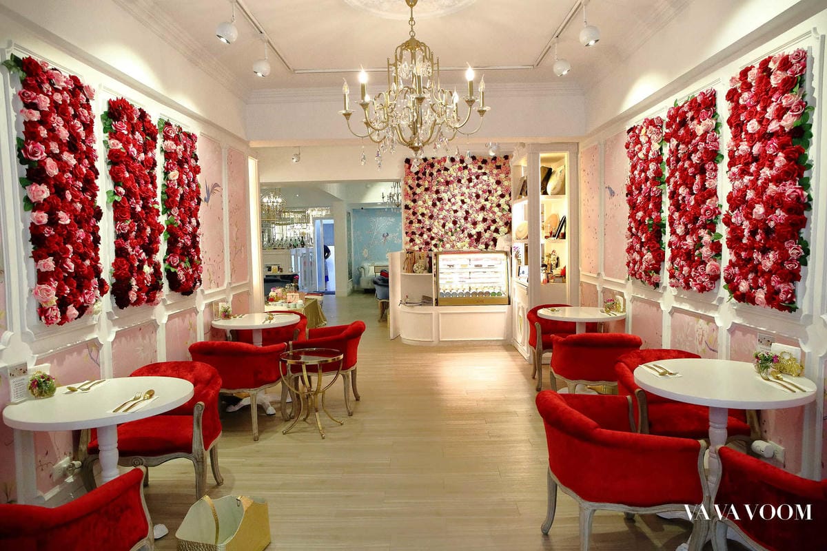 【食。台北】VA VA VOOM〜時尚趴初體驗。搖身一變韓劇中公主，少女專屬拍不停的乾燥花歐式酒吧餐廳