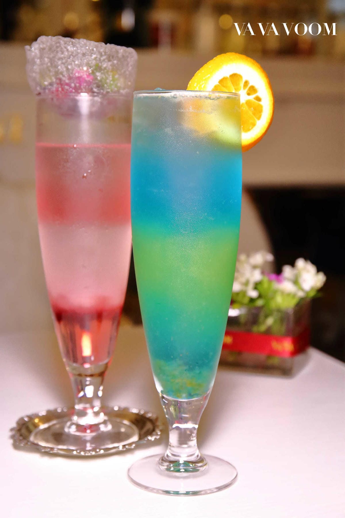 【食。台北】VA VA VOOM〜時尚趴初體驗。搖身一變韓劇中公主，少女專屬拍不停的乾燥花歐式酒吧餐廳