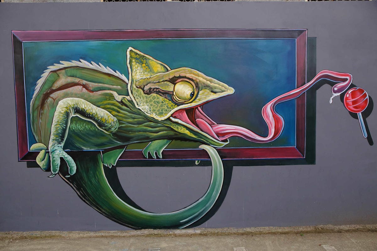 【遊。板橋】板橋新亮點！萬板橋下3D彩繪牆VS蝴蝶公園地景花海，地景藝術打卡必遊！