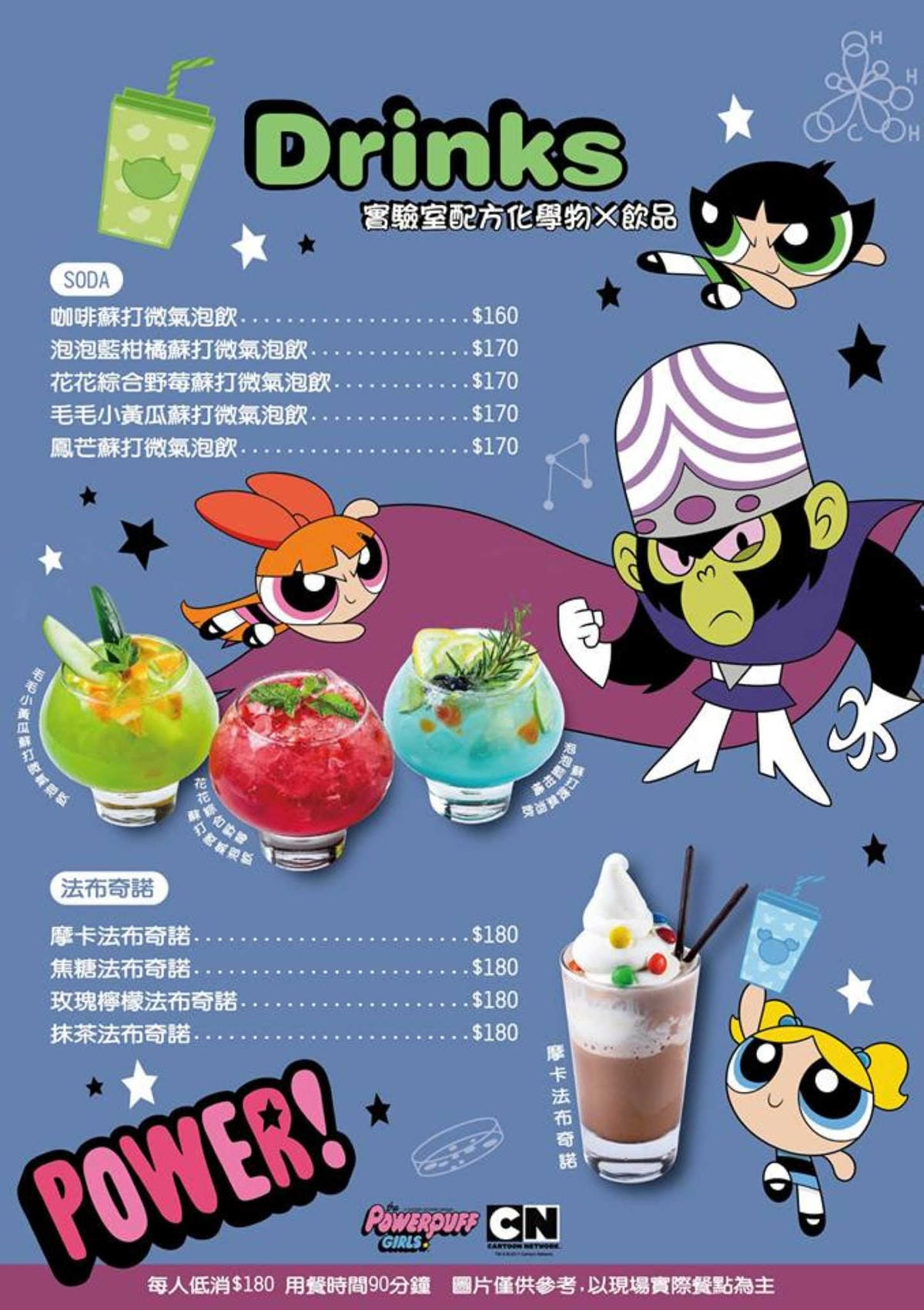 【食。台北】「飛天小女警主題餐廳」正式開幕！萌萌噠你嫑嫑~