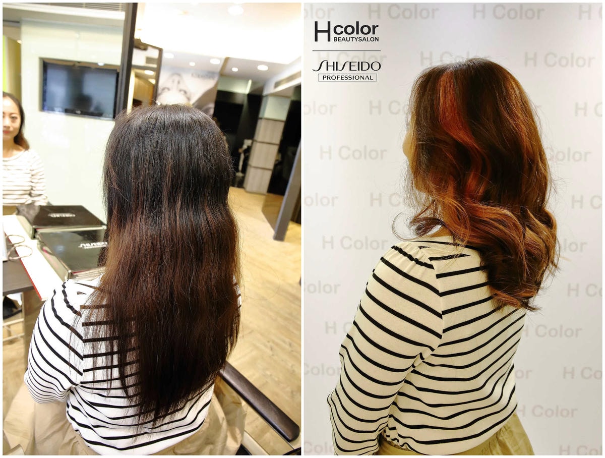 【美髮。台北】小資女最愛的染護髮H color〜台北東區髮廊 / 剪、染髮 / 結構式護髮 / 資生堂染劑。專屬於夏天的髮色!超浪漫、讓人心動的顏色啊〜