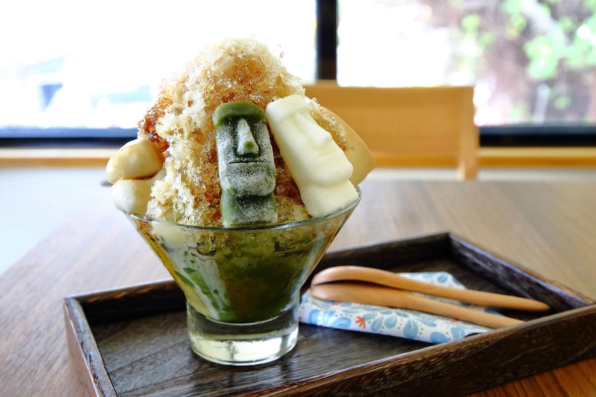 【食。中壢】迴憶cafe’〜河岸旁美麗的咖啡廳，摩艾冰磚可愛系冰品超萌登場！