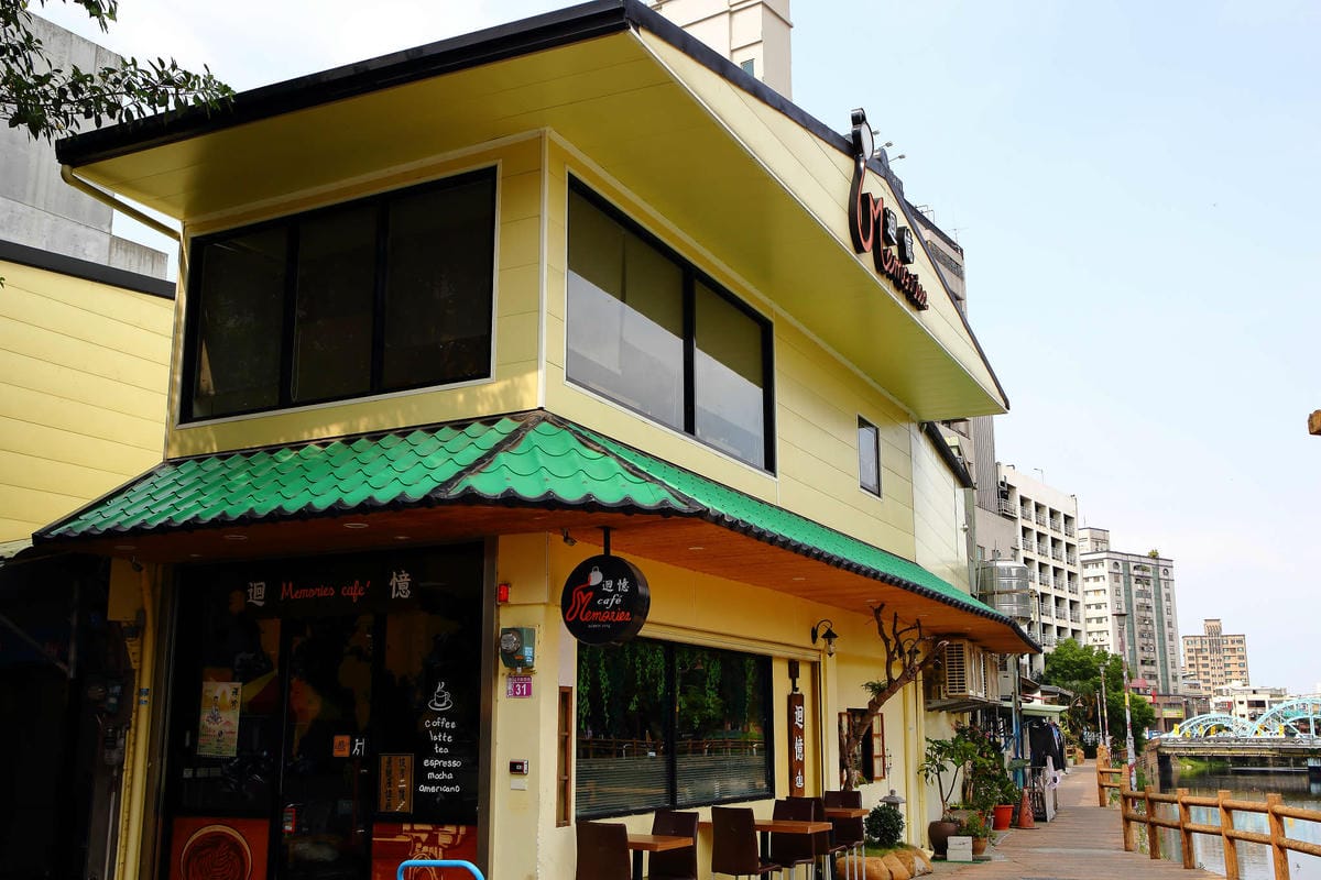 【食。中壢】迴憶cafe’〜河岸旁美麗的咖啡廳，摩艾冰磚可愛系冰品超萌登場！