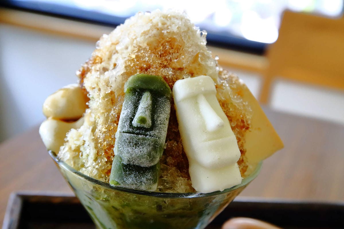 【食。中壢】迴憶cafe’〜河岸旁美麗的咖啡廳，摩艾冰磚可愛系冰品超萌登場！