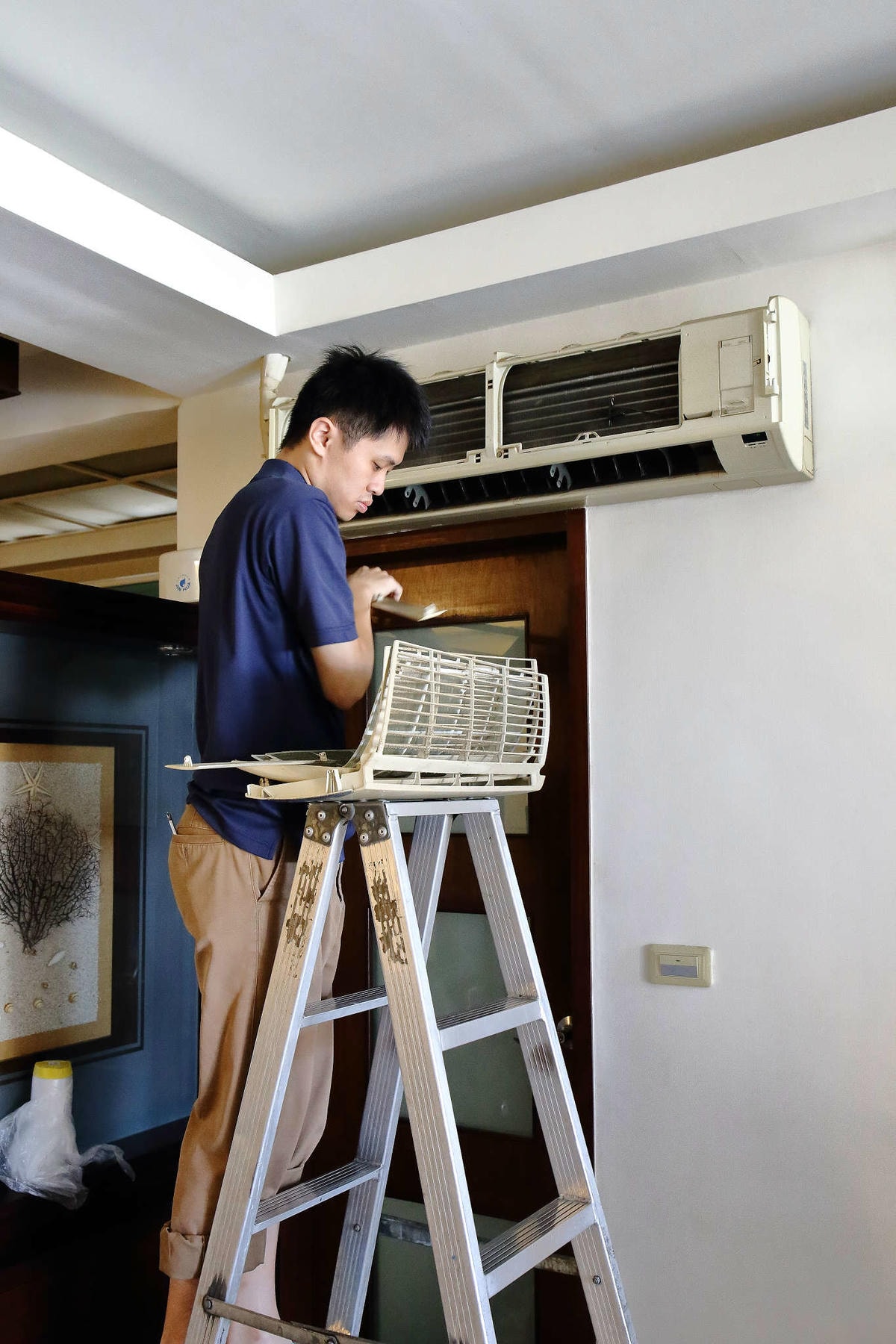 【清潔。台北】家必潔家事清潔〜最貼心的居家清潔服務,讓媽媽笑呵呵當女王。冷氣清洗/冷氣機保養/室內機清洗/分離式